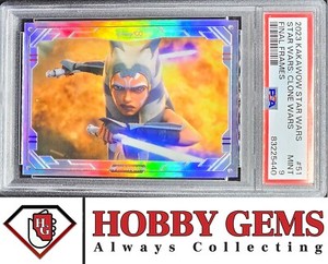 AHSOKA TANO PSA 9 2023 Kakawow Phantom Disney100 Star Wars Final Frames #51