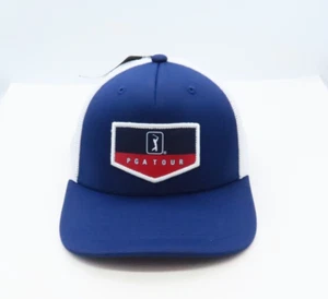 NEW PGA Tour Americana Trucker Snapback Golf Hat Cap - Picture 1 of 14