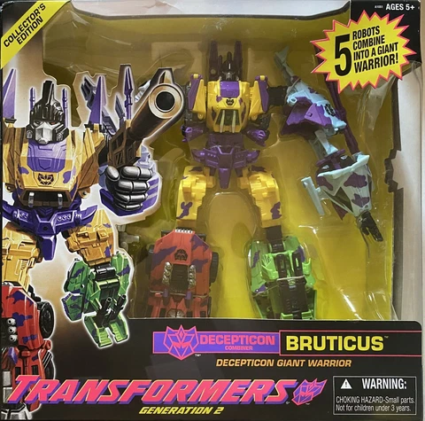 Transformers G2 Generation 2 Bruticus Action Figure Set NEW Combaticons 2012 Cover