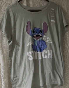 Camiseta para mujer Disney Stitch gris talla XL NUEVA - Imagen 1 de 4