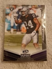 2019 JOHNATHAN ABRAM PANINI PLAYOFF #251 PURPLE 2ND DOWN #D/49 SP ROOKIE RC CARD