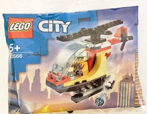 LEGO 30566, ELICOTTERO ANTINCENDIO, pilota pompiere ed elicottero, NUOVO & SIGILLATO - Foto 1 di 3