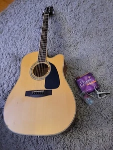 Mitchell MD-100SCE Acoustic/Electric Dreadnought Guitar w/ Cutaway, Spruce Top - Picture 1 of 24