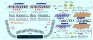 Slixx 7197 Dick Harrell 67/68 Camaro 1/24 1/25 waterslide Drag decal - Picture 1 of 1