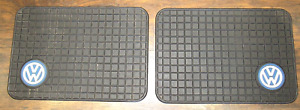 rubber Floor Mats Set Volkswagen Beetle 18 x 12.5 inches good condition