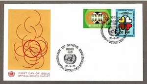 UN Geneva # 19 - 20 , Eliminate Racial Discrimination , FDC - I Combine S/H - Picture 1 of 1