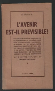 L'avenir est il prévisible ? (1949) | Ixigrec | Bon état - Picture 1 of 1