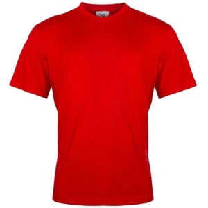 Y-3 Yohji Yamamoto Adidas Classic Logo Men's T-Shirt Cotton RED SIZE XS GK4508 - Picture 1 of 14