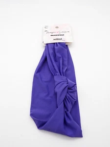 Scünci XO Morgan Simianer Purple Headwrap 1 pc - Picture 1 of 3