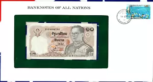 Banknotes of All Nations Thailand 1980 10 Baht P-87a.2 UNC sign 53 2J 6188753 - Picture 1 of 3