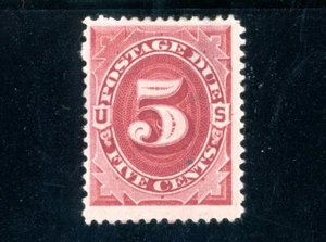 USAstamps Unused FVF US 1891 Postage Due Scott J25 OG MHR - Picture 1 of 2