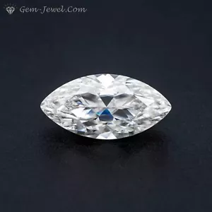 Fiery 14 X 7 MM 2.50 Carat Full White Marquise Cut Loose Moissanite 4 Ring - Picture 1 of 9