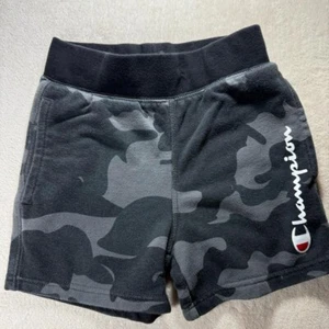 Girls Champion Shorts XS (5/6) Black Grey - Picture 1 of 6