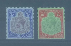 BERMUDA 1922-1935 George V multiple WK MH - rare ! - Picture 1 of 1
