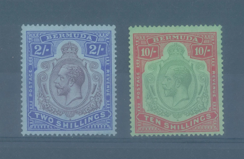 BERMUDA 1922-1935 George V multiple WK MH - rare ! - Image 1 of 1