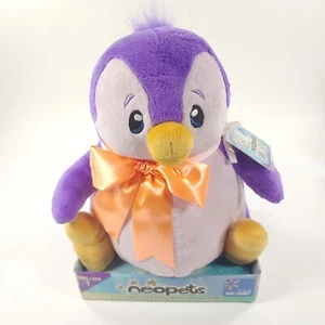 NEW Neopets Neopet Purple Bruce Penguin Plush Plushie 2008 Collectible Series 1 - Picture 1 of 13