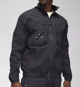 Nike Air Jordan 23 Engineered Statement Zip Black Jacket Mens DQ8059 - Picture 1 of 6