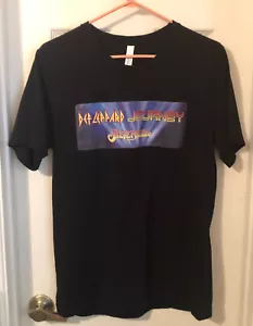 Def Leppard, Journey, Steve Miller Band Tour 2024 Black T Shirt - Picture 1 of 14
