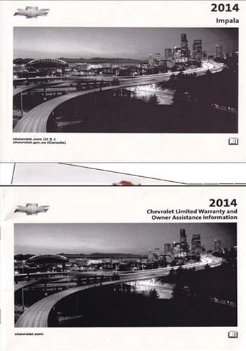 2014 Chevrolet Impala Proprietari Manuale User Istruzioni Guida Libro Originale - Immagine 1 di 4