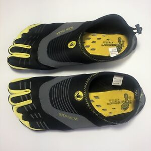 Body Glove 3T Barefoot Cinch Active Water Shoes, Black and Yellow Men’s Size 13