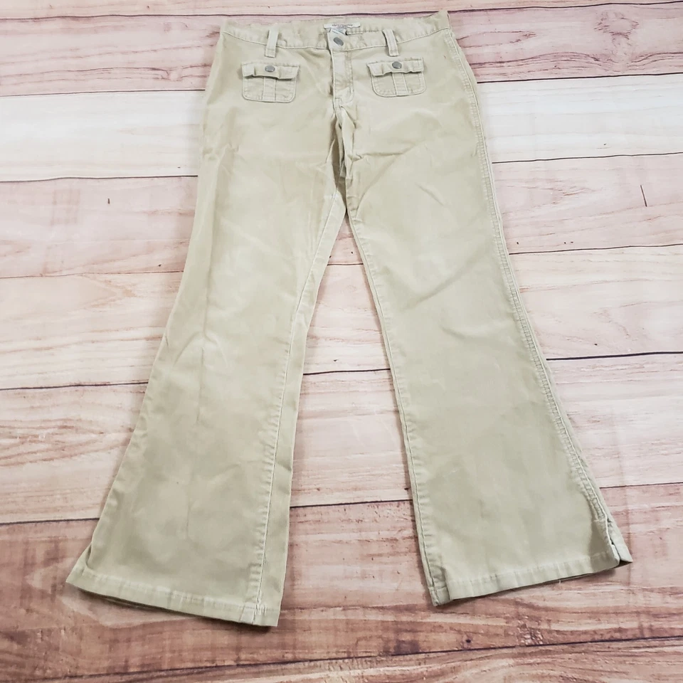 Jeans DE COLECCIÓN Abercrombie Fitch Niñas 16 Beige Bootcut Pana Niños 28x27 Foto 1 de 4