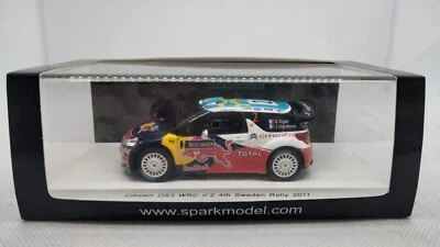Spark  CITROEN DS3 WRC N° 2 4th SWEDEN RALLY 2011  OGIER - INGRASSIA  SCALA 1:43 - Immagine 1 di 4