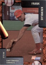 1992 Chattanooga Lookouts Fleer/ProCards #3828 Frank Kremblas