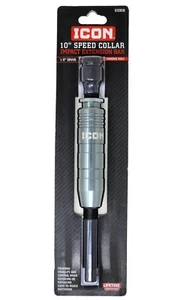 Icon Professional 10in. Speed Collar 1/2in Dr Impact Extension Chrome Moly 63908 - Picture 1 of 6