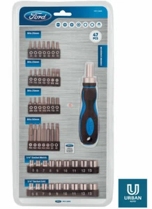 Cacciavite a cricchetto / punta / presa / esagono / set torx Ford Tools 47pz - Foto 1 di 1