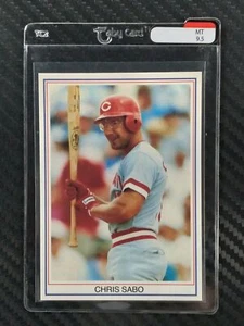 1989 Star Sports Cards Odd Chris Sabo #1 - Taby Card™ Grade MT 9.5 - Picture 1 of 2