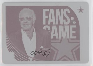 2018 Panini Donruss Fans of the Game Printing Plate Magenta 1/1 James Caan 3c6