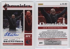 2023 Panini Chronicles UFC Signatures Jairzinho Rozenstruik Jair #CS-JRZ Auto