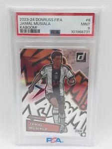 2023/24 Panini Donruss FiFa Jamal Musiala #6 KABOOM! PSA 9 Sku133 - Bild 1 von 2