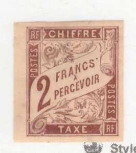French Colonies Scott# J13 2c MH Scott=$35 - Picture 1 of 1