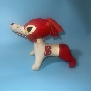 Peluche vintage anni 60 Dakin Dream Pets North Carolina NC State Wolfpack Wolf Fox - Foto 1 di 13