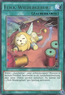 YuGiOh Flick-Wiedergeburt CROS-DE055 Rare Neu 1st - Bild 1 von 2