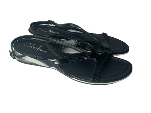 Sandali neri con cinturino Cole Haan NikeAir taglia 8B