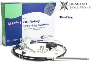 ** SeaStar SS13717 Safe-T Quick Connect Rotary 17ft Steering Kit Teleflex Marine - Bild 1 von 2