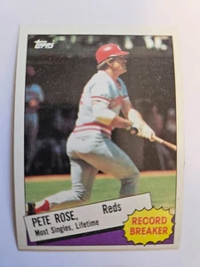 1985 TOPPS PETE ROSE RECORD BREAKER #6 NM - Picture 1 of 1