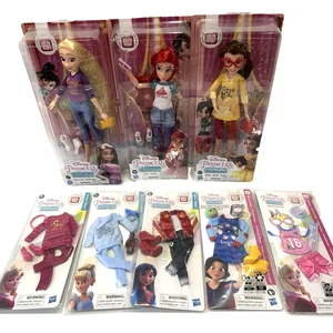 Disney Princesa Cómodo Escuadrón 3 Muñecas Lote Ralph Rompe Internet 5 Trajes NUEVO - Imagen 1 de 15