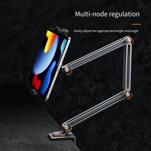 360 Degree Rotating Aluminum Tablet Stand Adjustable for Bed Couch Office - Afbeelding 1 van 5