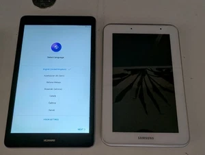 2x Tablet - Huawei MediaPad T3 8.0 KOB-W09 8" + Samsung Tab 2 GT-P3110 - Imagen 1 de 2