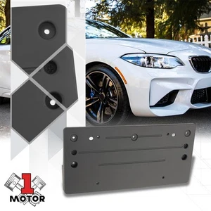 Front Bumper License Plate Mounting Bracket Tag Holder Frame for 16-18 BMW M2 - Foto 1 di 6
