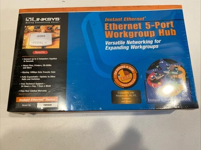 Linksys Ethernet 5-Port Workgroup Hub - EW5HUB - Brand New! B35 - Image 1 of 4