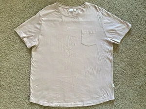 Size 2XL - Onia Modal Cotton Lightweight T-Shirt Light Pink Mauve Worn 2x - Picture 1 of 7