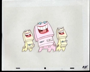 SUPER HIGHWAY The Brave Little Toaster pintado animación cel art dibujo DISNEY - Imagen 1 de 5