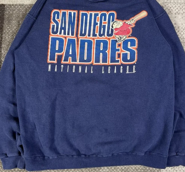 Sudadera De Colección San Diego Padres National Baseball Color Azul Marino VK06893 Foto 1 de 1