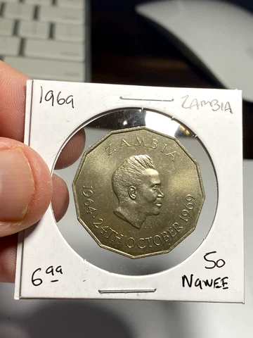 1969 Zambia 50 Ngwee Cover