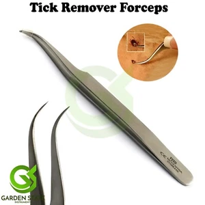 Tick Forceps Remover Plier Pet Safety Flea Tick Removal Tools Tweezers - Picture 1 of 1