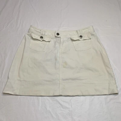 Patagonia Corduroy White Very Stained Skirt Womens 10 - Image 1 of 4